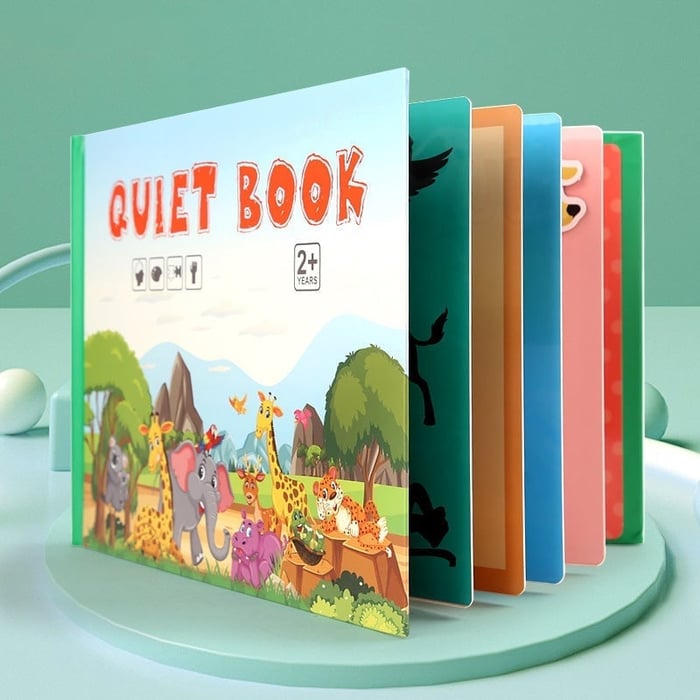 QuietBook™ - Lassen Sie Ihre Kinder lernen, indem sie die Formen zuordnen! - Frest