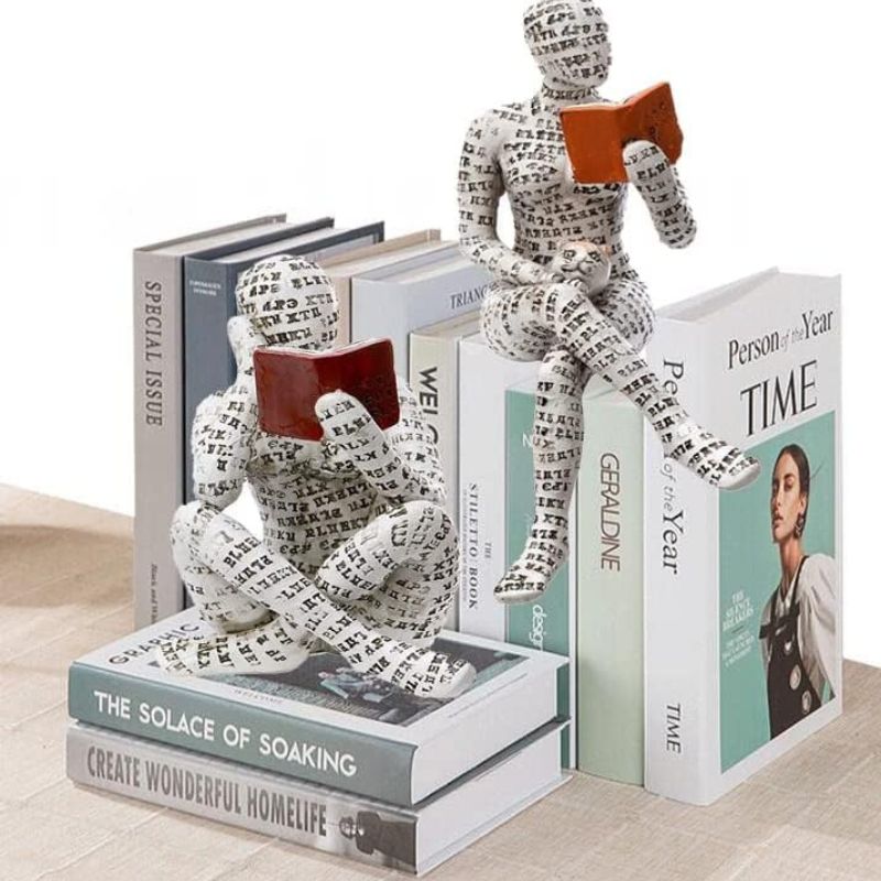 ReadingStatue - Nordische moderne lesende Frau Statue - Frest