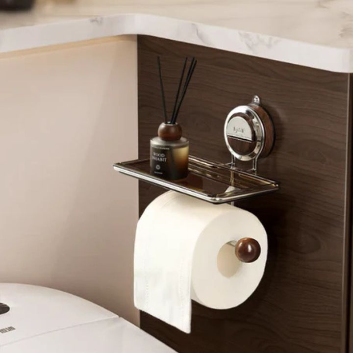 RollyShelve - Bohrfreier Toilettenpapierhalter - Frest