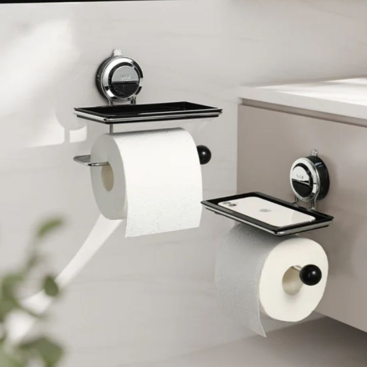 RollyShelve - Bohrfreier Toilettenpapierhalter - Frest