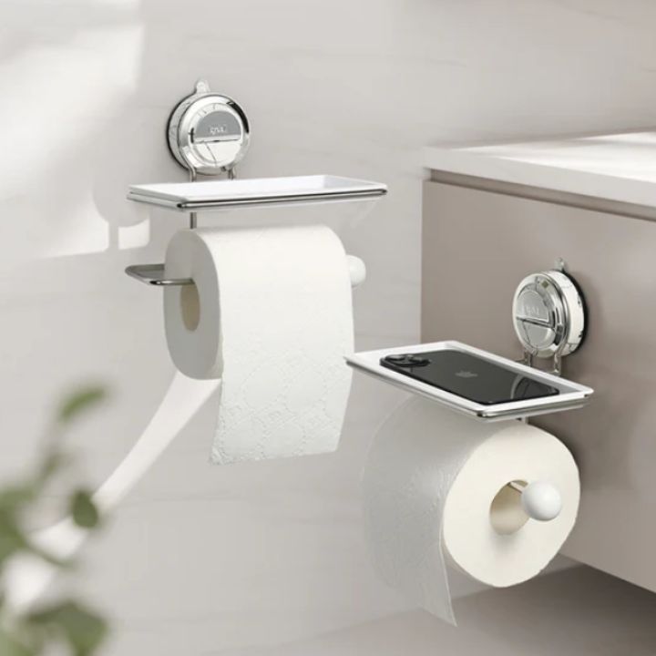 RollyShelve - Bohrfreier Toilettenpapierhalter - Frest