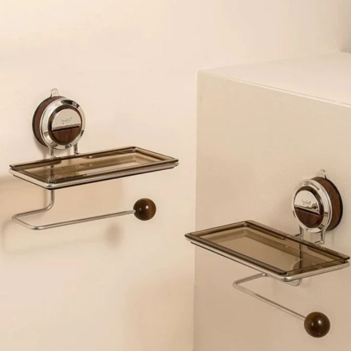 RollyShelve - Bohrfreier Toilettenpapierhalter - Frest