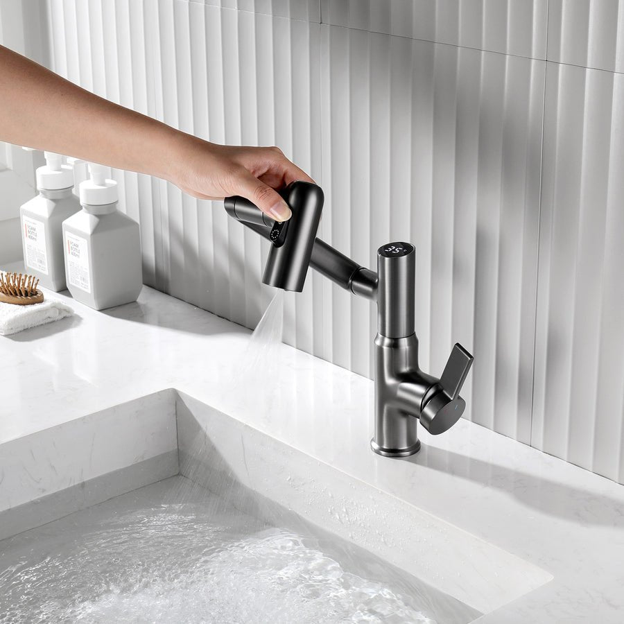 RotaFaucet - innovativer 360°-Wasserhahn mit Temperaturanzeige - Frest