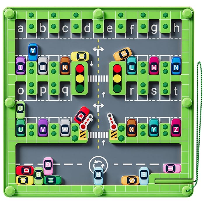 Samani - Montessori Fahrzeuge Labyrinth Brett - Frest