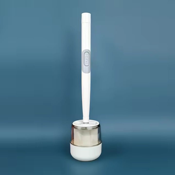 SiloStick - Wandmontierte Toilettenbürstengarnitur mit Flüssigkeitsspender - Frest