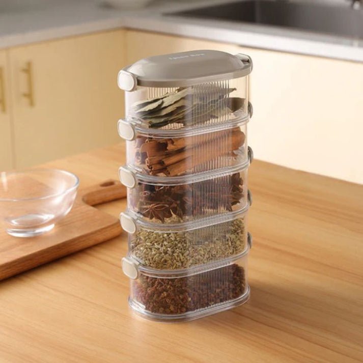 SpiceStack - Stapelbare Multi - Layer Gewürzbox - Frest