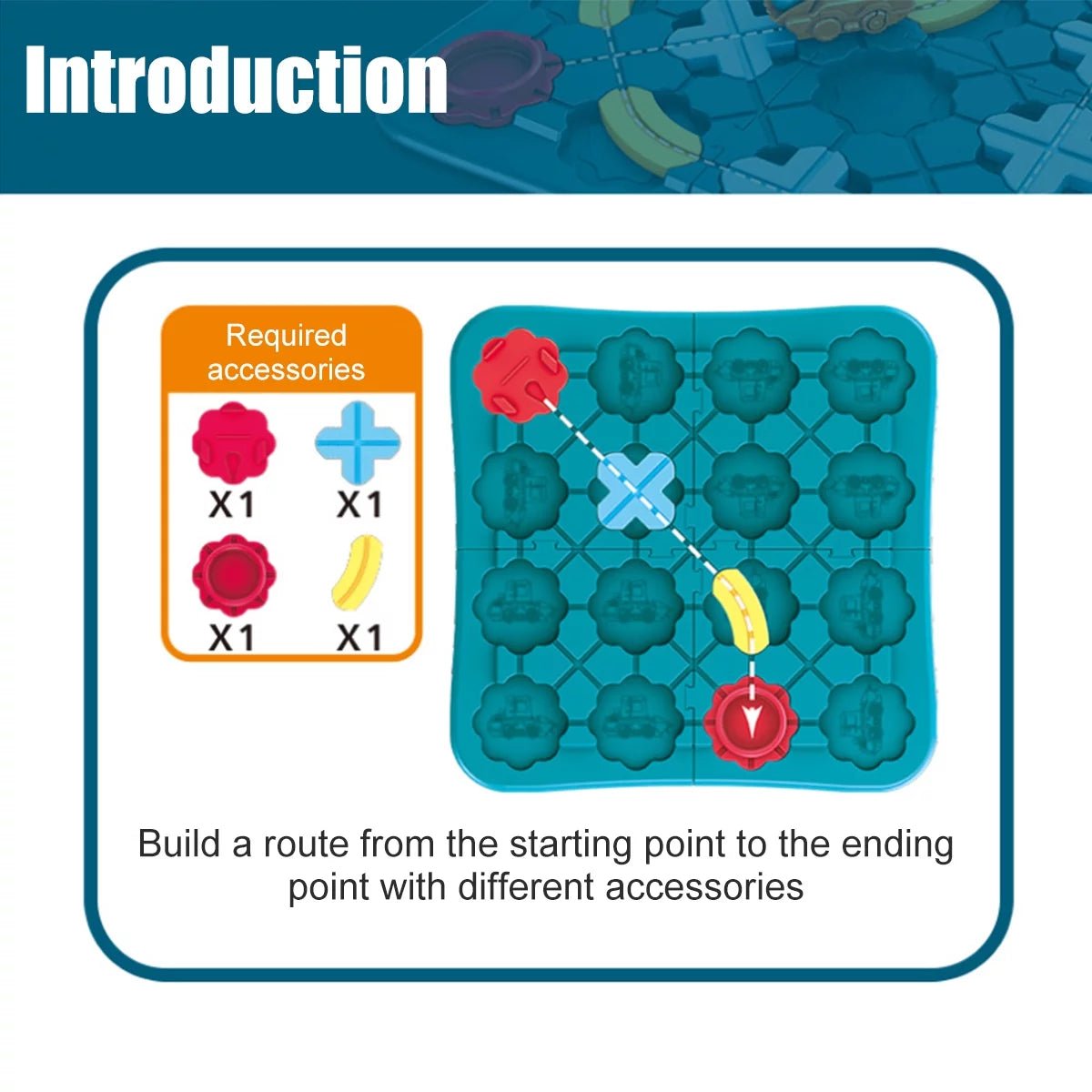 Straßenbau Labyrinth - Die verschiedenen Straßenformen ermöglichen endlose Routen! - Frest
