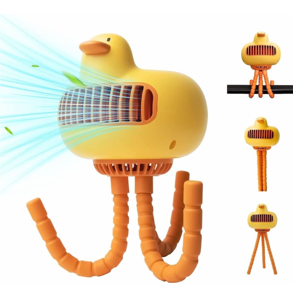 StrollerFan - Verstellbare Entenform Baby Kinderwagen Fan - Frest