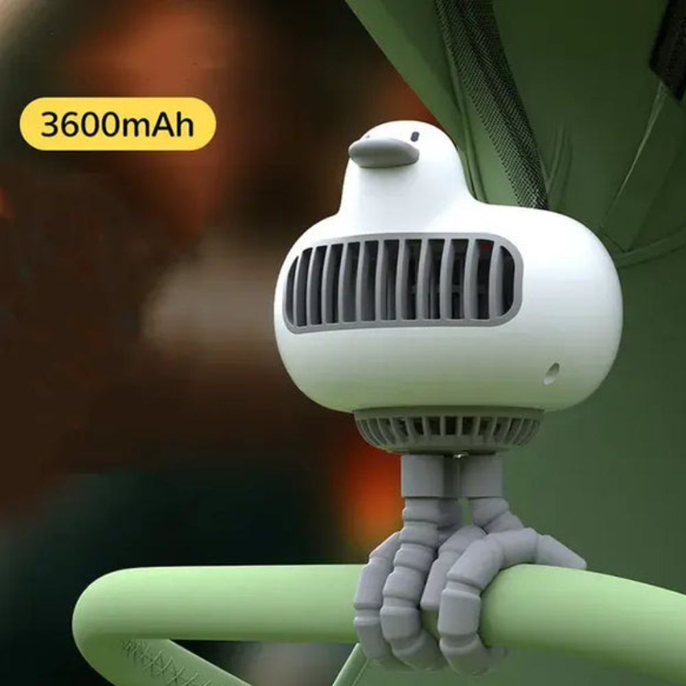 StrollerFan - Verstellbare Entenform Baby Kinderwagen Fan - Frest