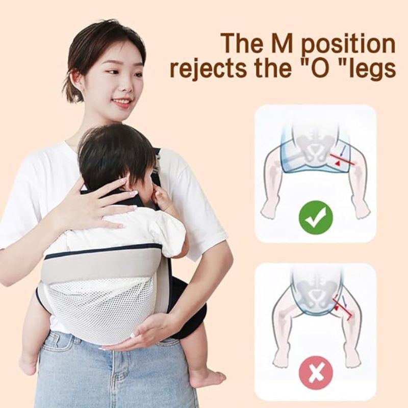 SupportCarrier - Leichter Babytragesack der die Wirbelsäule entlastet - Frest