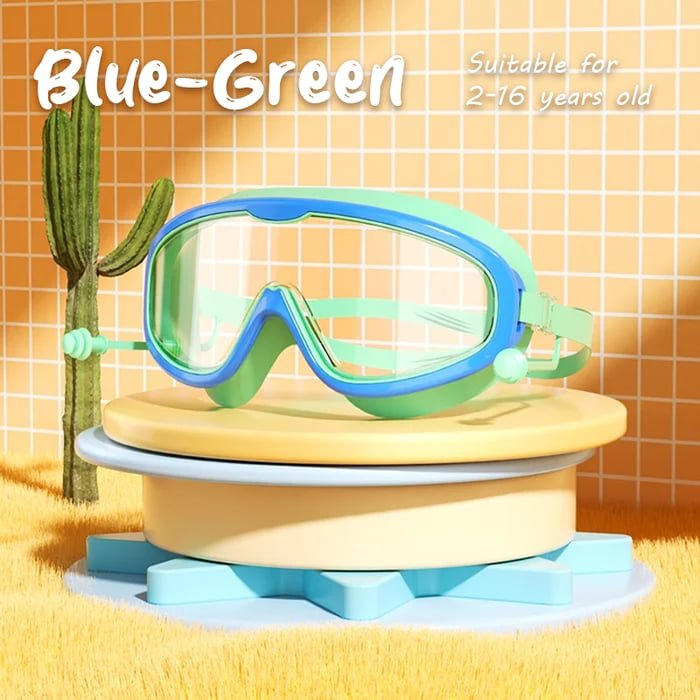 SwinGoggles - Schwimmbrille für Kinder mit großen Gläsern, damit sich Ihr Kind unter Wasser wohl fühlt! - Frest