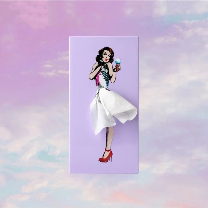 TwirlBox - Fliegender Rock Tissue Box - Frest