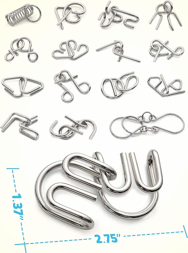 TwistPuzzles™ - Löse diese Puzzles aus Metall! - Frest