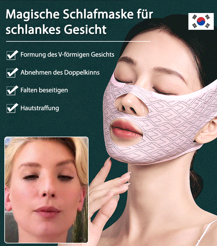 V-Mask™ - Magische Schlafmaske für schlankes Gesicht! - Frest