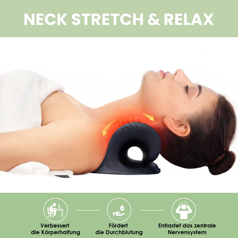 WhaleStretch™ - Linderung von Nackenschmerzen in nur 10 Minuten pro Tag! - Frest