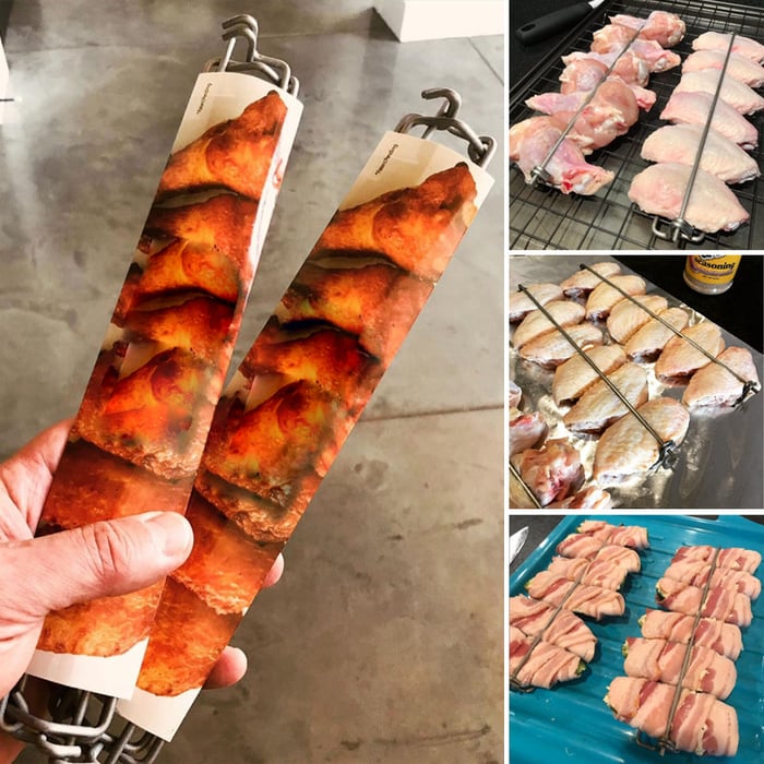 WingRails - Hähnchenflügel BBQ - Schiene - Frest