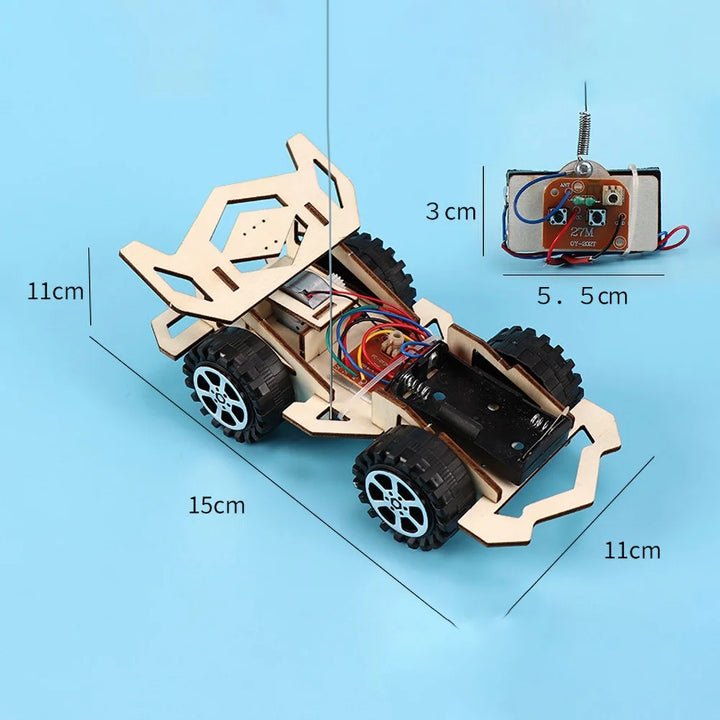 WoodCar - DIY ferngesteuertes Rennspielzeug aus Holz - Frest