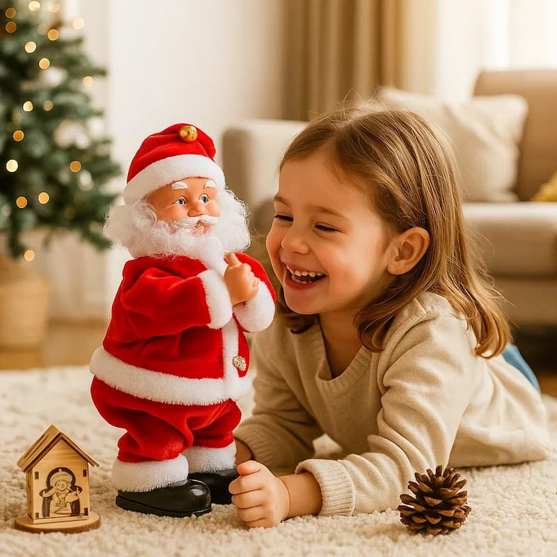 DancingSanta - Tanzender Santa-Gnom — Machen Sie den besonderen Weihnachtstanz mit Santa