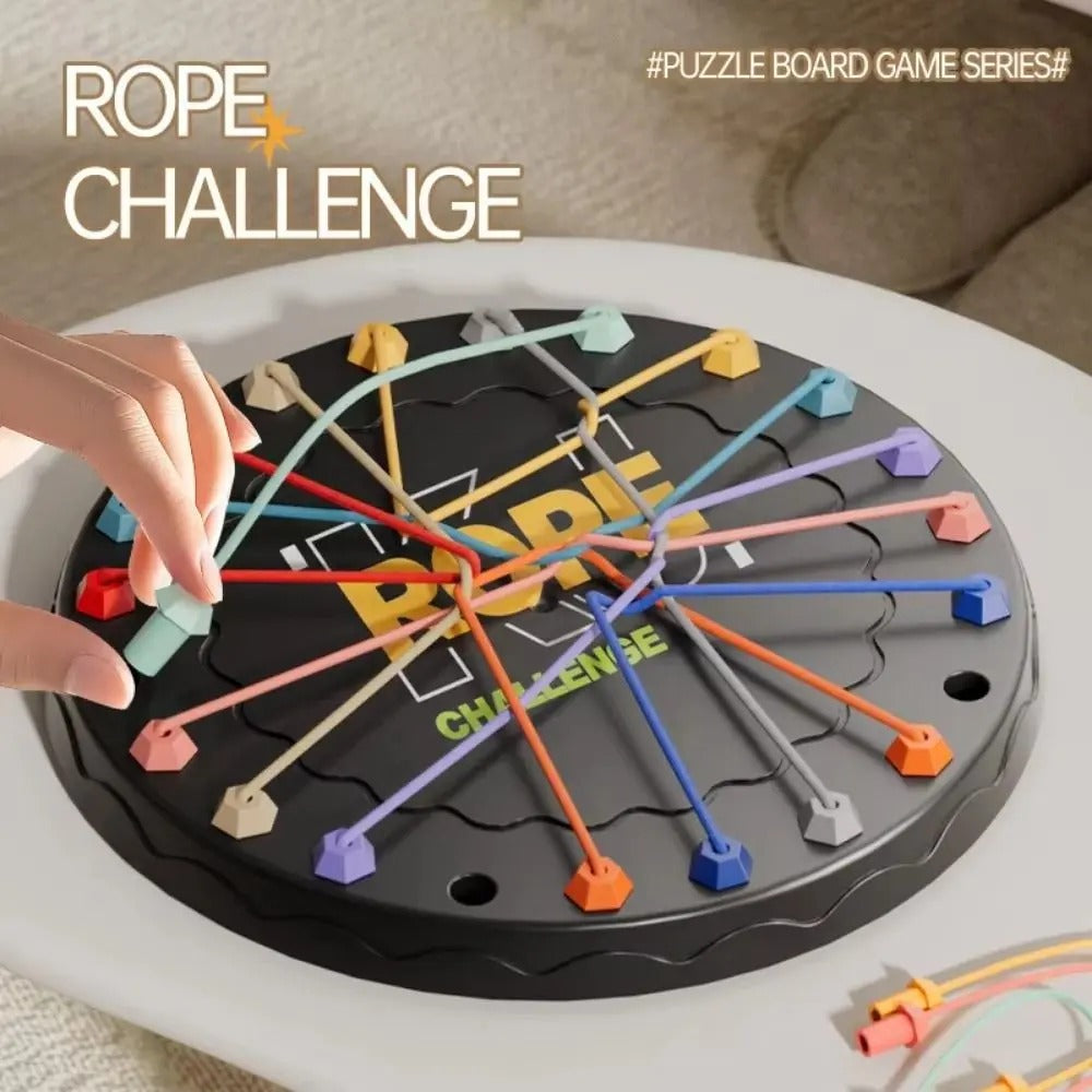 StringKnots - Kniffliges Seilaufwickelbrett Spiel — Fordere deine Gegner heraus