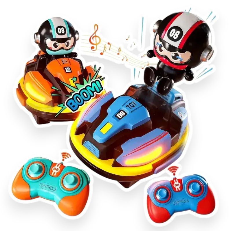 Bumper Car RC - 2,4-GHz-Ferngesteuertes Autoscooter-Spiel für zwei Spieler