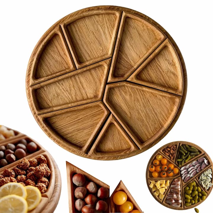 DrinksTray - Holz-Serviertablett – Stilvolles Highlight für Ihre gemütlichen Genussmomente