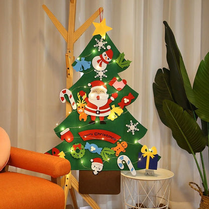 FeltTree - Montessori Weihnachtsbaum aus Filz für Kinder — Lernen, gestalten & Spaß haben