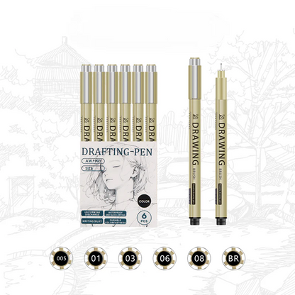 TraceDrawings -  Entspannendes Malbuch mit Tintenfarben