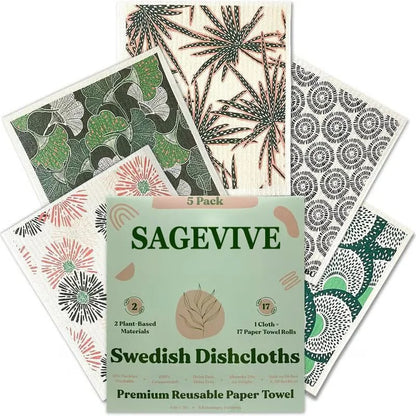 DischaCloths - Ultra-saugfähiges Geschirrtuch-Set