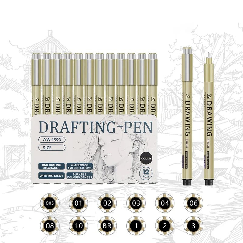 TraceDrawings -  Entspannendes Malbuch mit Tintenfarben