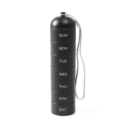 Pill Bottle - Tablettendose 7 Tage mit Wocheneinteilung