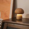 MushLamp™ - Pilzlampe aus Holz mit Berührungssteuerung