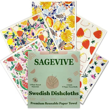 DischaCloths - Ultra-saugfähiges Geschirrtuch-Set