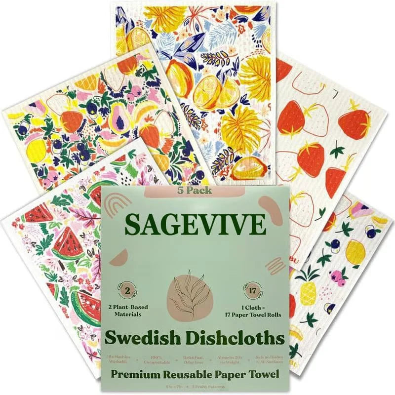 DischaCloths - Ultra-saugfähiges Geschirrtuch-Set