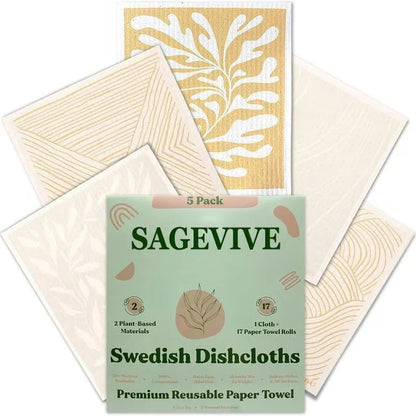DischaCloths - Ultra-saugfähiges Geschirrtuch-Set