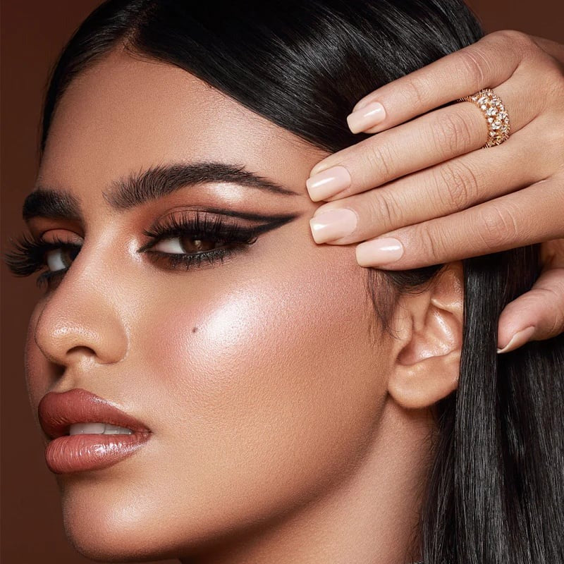 Fauler Lidschatten-Wimpernaufkleber