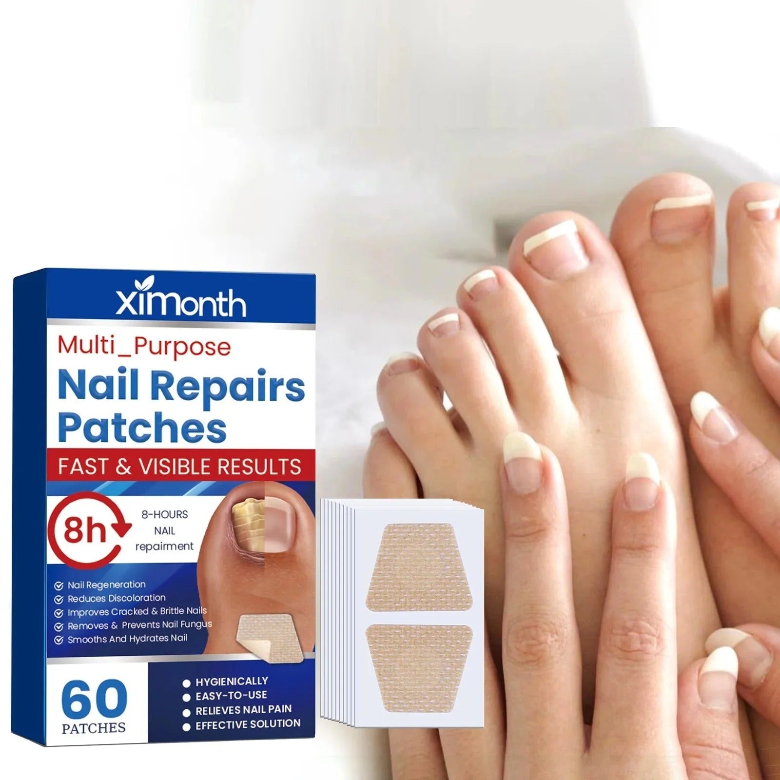 Nail Patches -  Pflaster zur Behandlung von Nagelpilz [60 Stück]