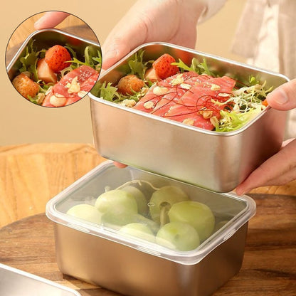 PrepContainer - Lebensmittelbehälter aus Edelstahl [2+1 GRATIS!!]