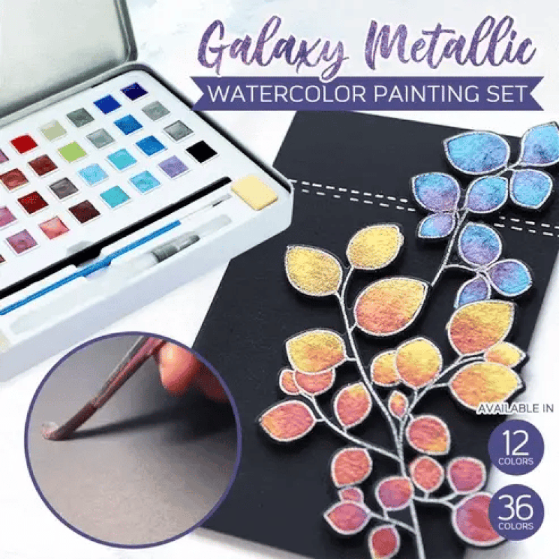 MetalicPaint - Intensive Metallic-Farbe Set für lebendige Kreationen
