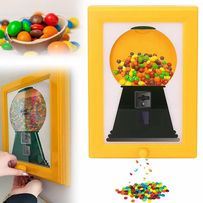CandyFrame - Seltener Vintage-Rahmen Bonbonspender — Wandkunst mit süßer Überraschung