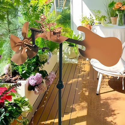 WindDrummer -  Bewegte Gartendeko mit Charakter