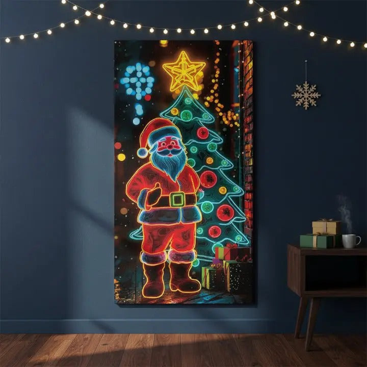 ChristmasBanner - Fluoreszierender Weihnachts-Türbanner