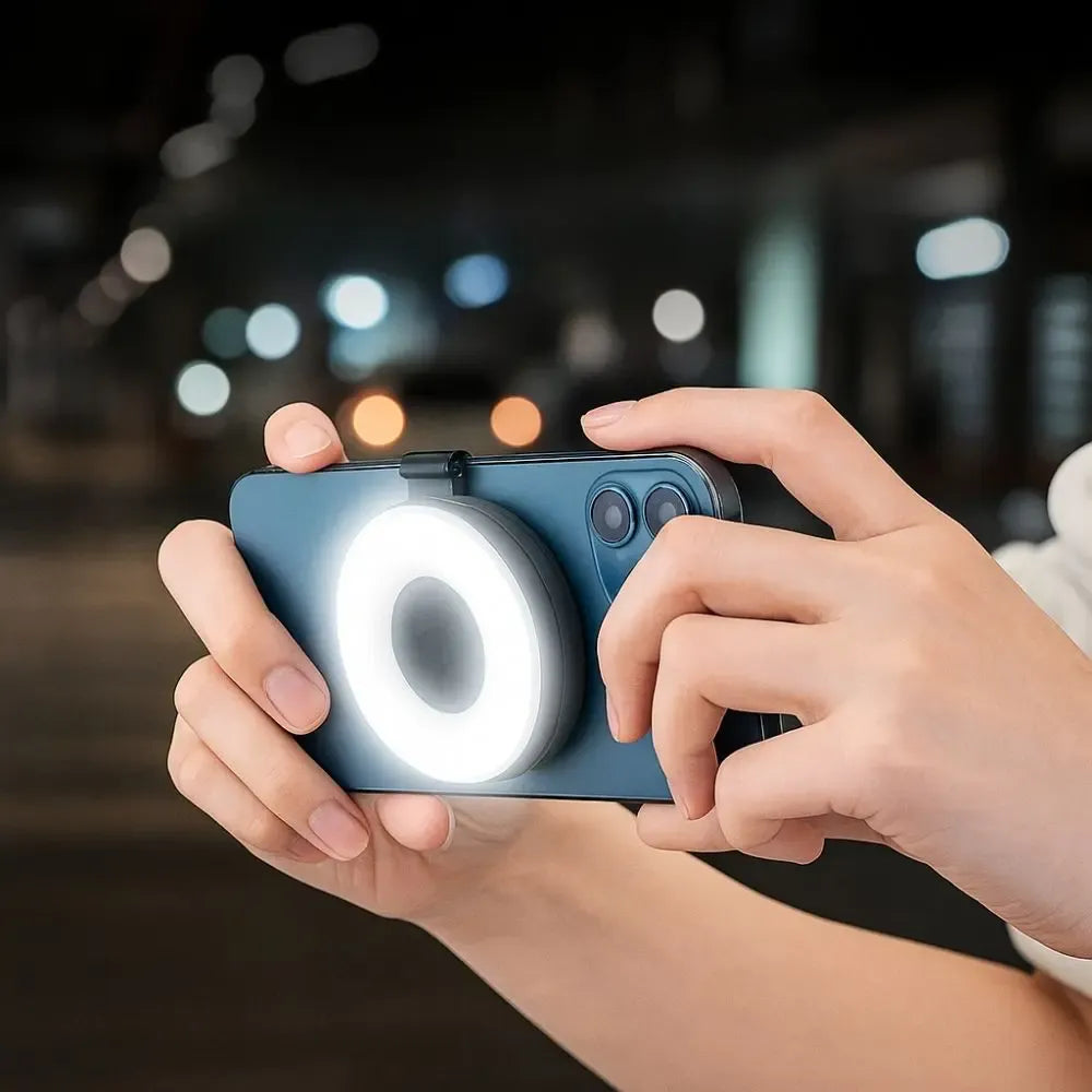 MagRingLight - Magnetischer Lichtdiffusor — Perfektes Licht für Foto & Livestream