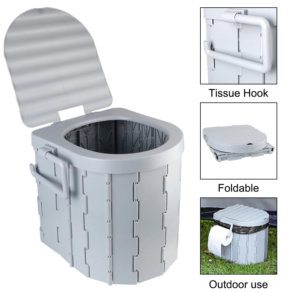 FoldToilet - Tragbare Falttoilette für Reisen