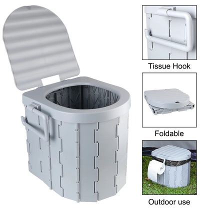 FoldToilet - Tragbare Falttoilette für Reisen
