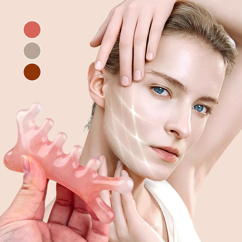 GuaSha - Multifunktionaler Haut- und Kopfhautmassagekamm