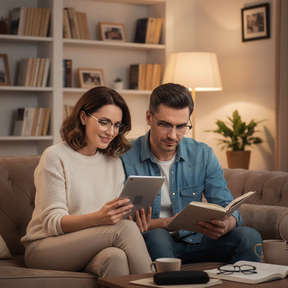 BlueBlock - Ultraleichte Brille mit Blaulichtfilter in Sehstärke