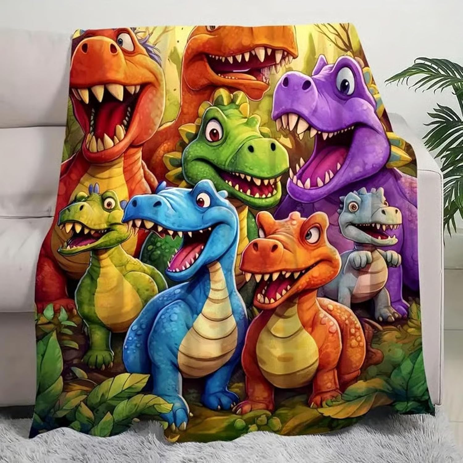 DinoBlanket - Kuschelige Dino-Decke für Kinder