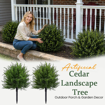 Cedar Bush - Lebensechter Landschaftsstrauch