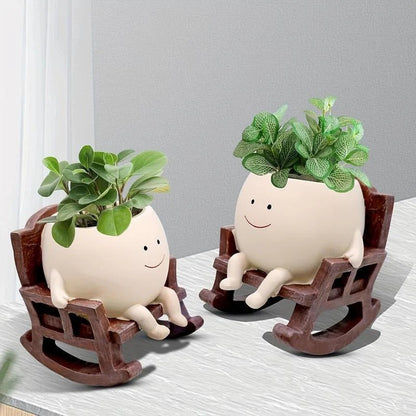 Plant Seat - Einzigartige Pflanzvase in Stuhlform