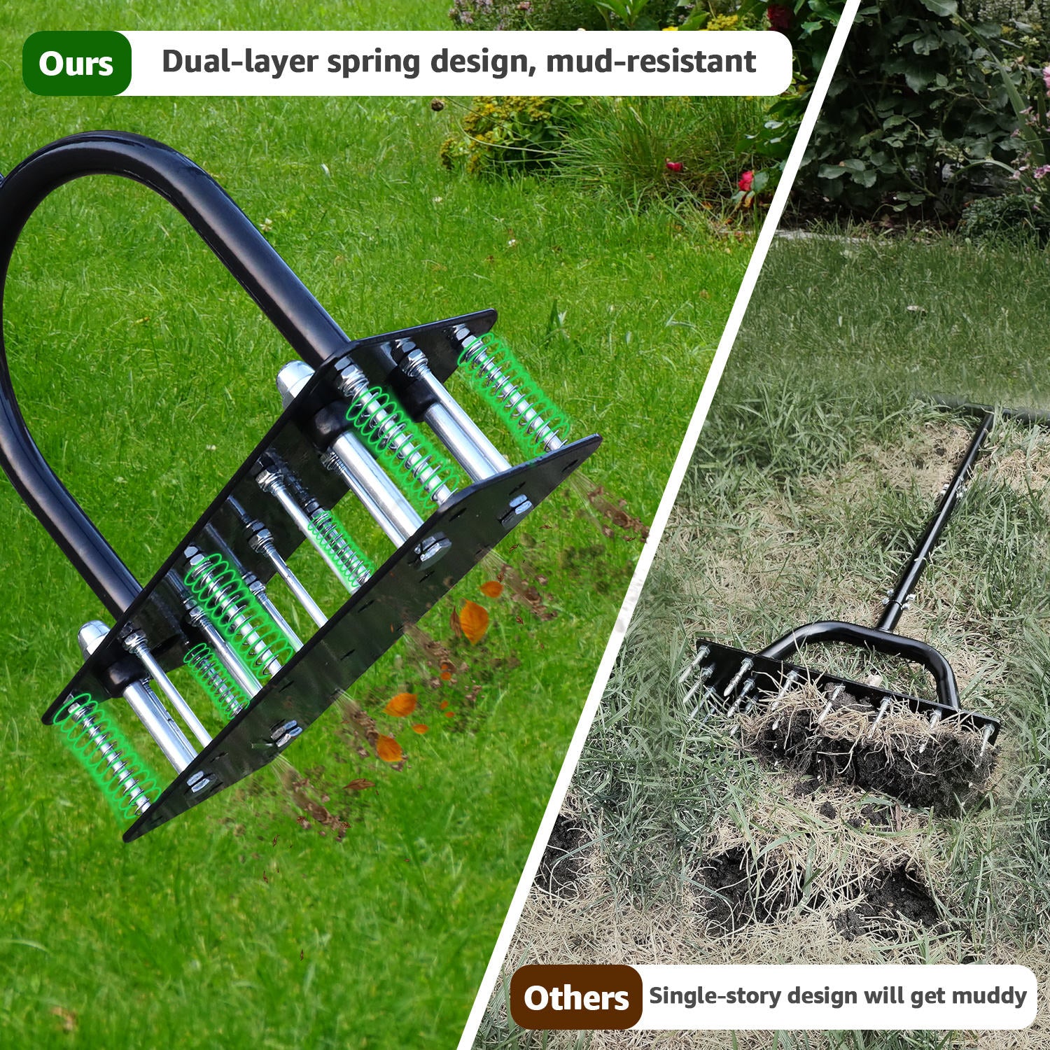 Lawn Aerator - Automatischer, selbstreinigender Rasenbelüfter